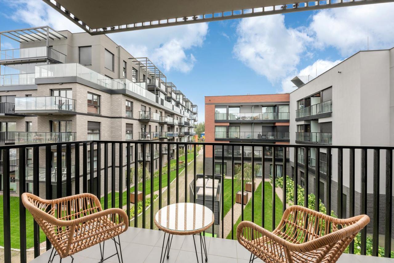 Nadmotlawie Riverside - Gym & Free Parking By Downtown Apartments Danzig Exterior foto