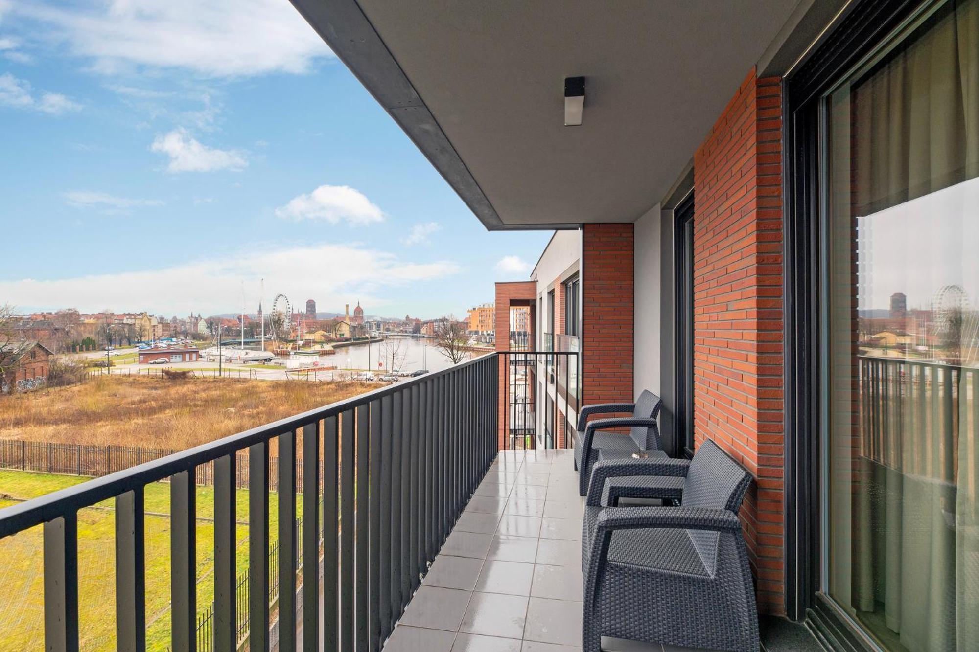 Nadmotlawie Riverside - Gym & Free Parking By Downtown Apartments Danzig Zimmer foto
